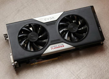 Clock frequency components 3D-card EVGA GeForce GTX 780 Classified and GTX 770 Classified manufacturer does not disclose